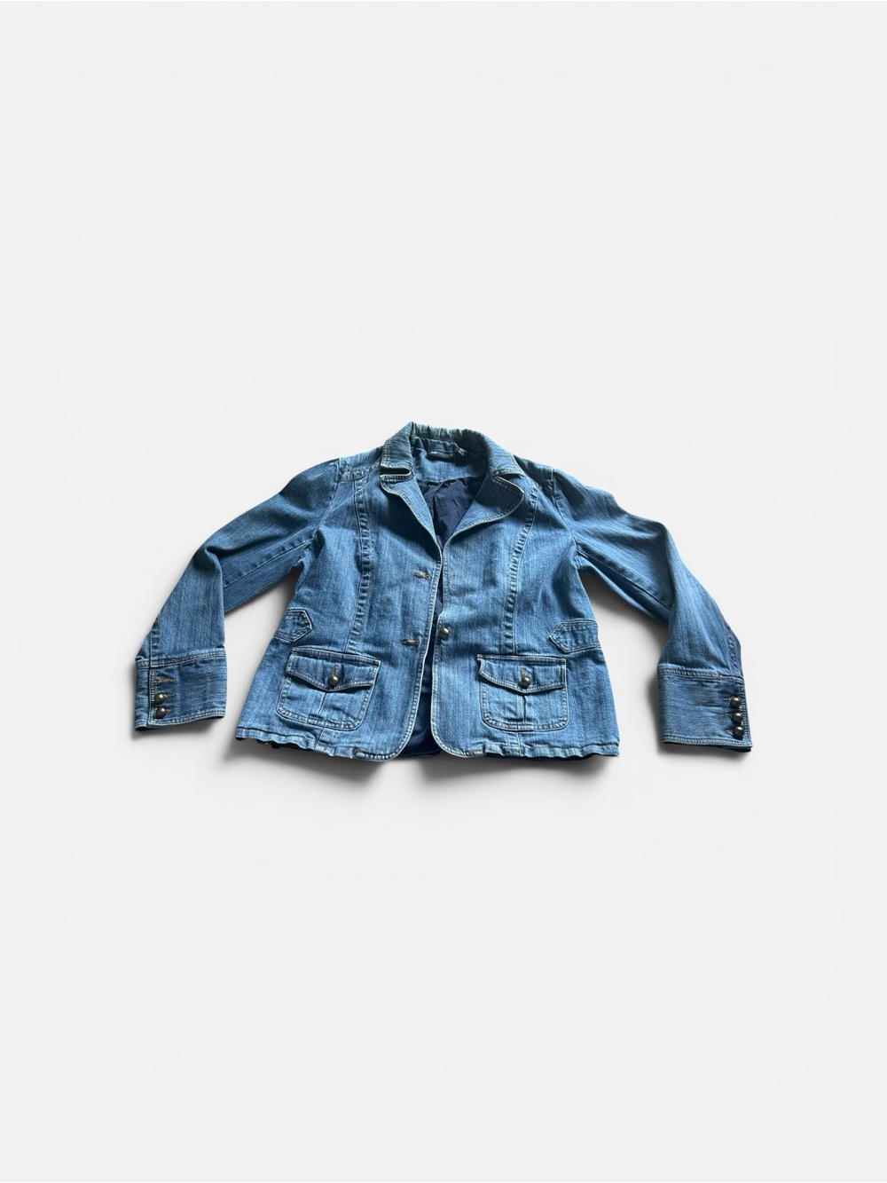 (r)elativity Y2K Blue Jean Jacket